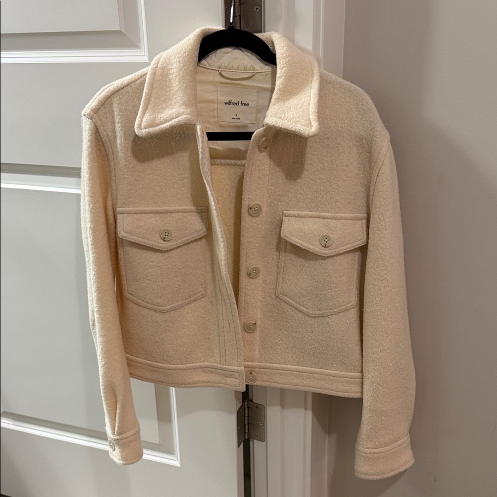 Alfred Women's Cream Teddy Jacket